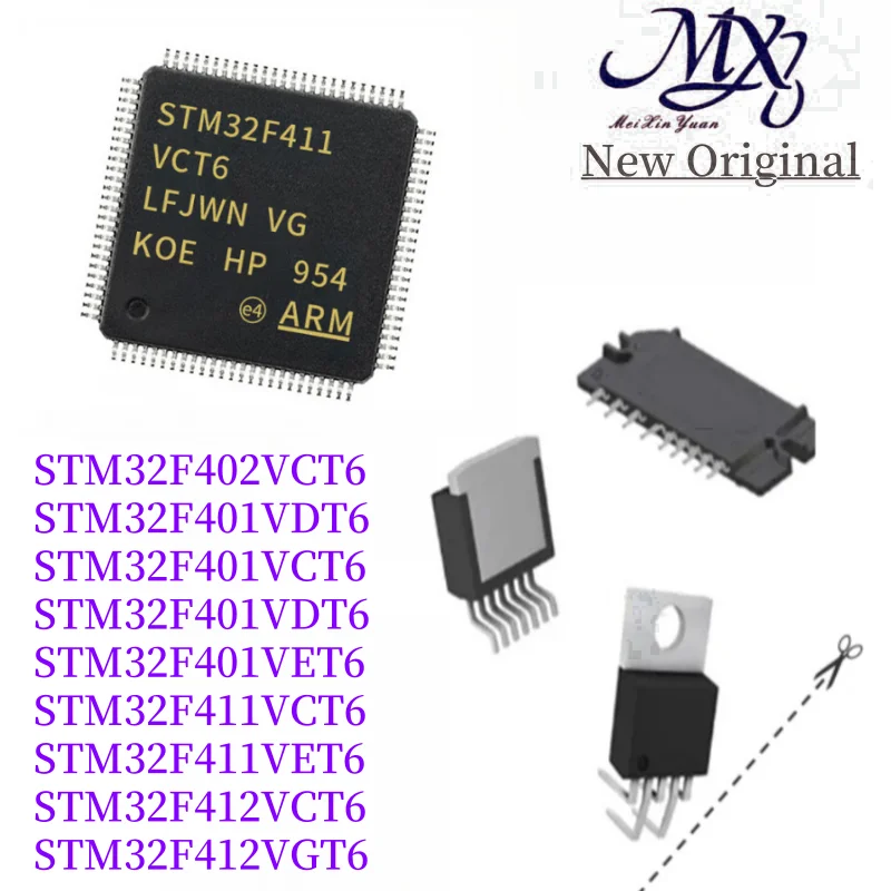 MXY STM32F402VCT6 STM32F401VDT6 STM32F401VCT6 STM32F401VDT6 STM32F401VET6 STM32F411VCT6 STM32F411VET6 STM32F412 STM32F412VGT6