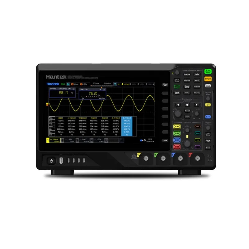 

2026 DPO7104C 4-Channel 100MHz Bandwidth Multifunctional Digital Oscilloscope with 10.1-inch Touch Screen