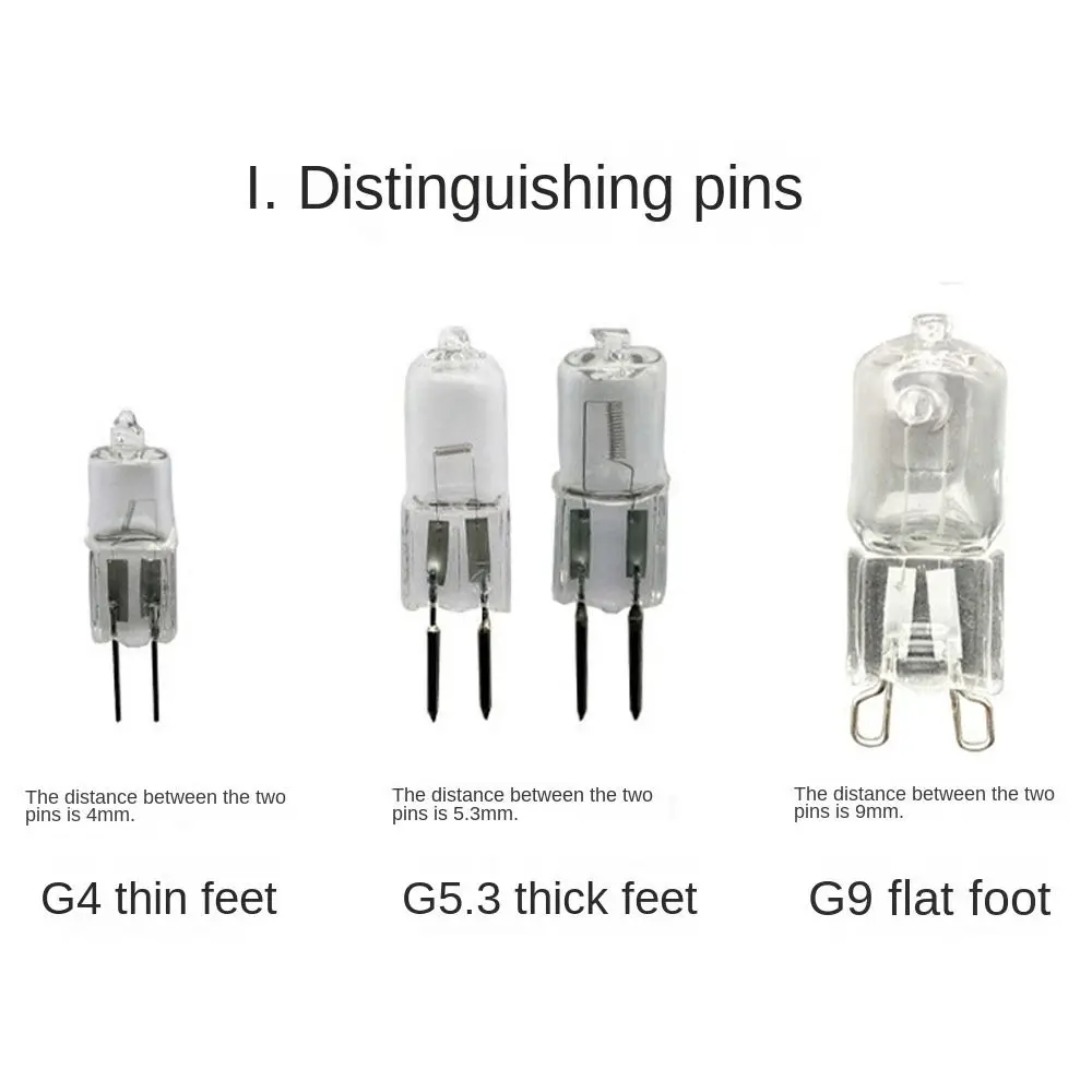 5pcs 2023 Glass tube G4 G5.3 G9 halogens Bulb Dimmable 10W 20W 35W 40W Ceramic Lamp 12V/220V Aromatherapy lamp lifelike