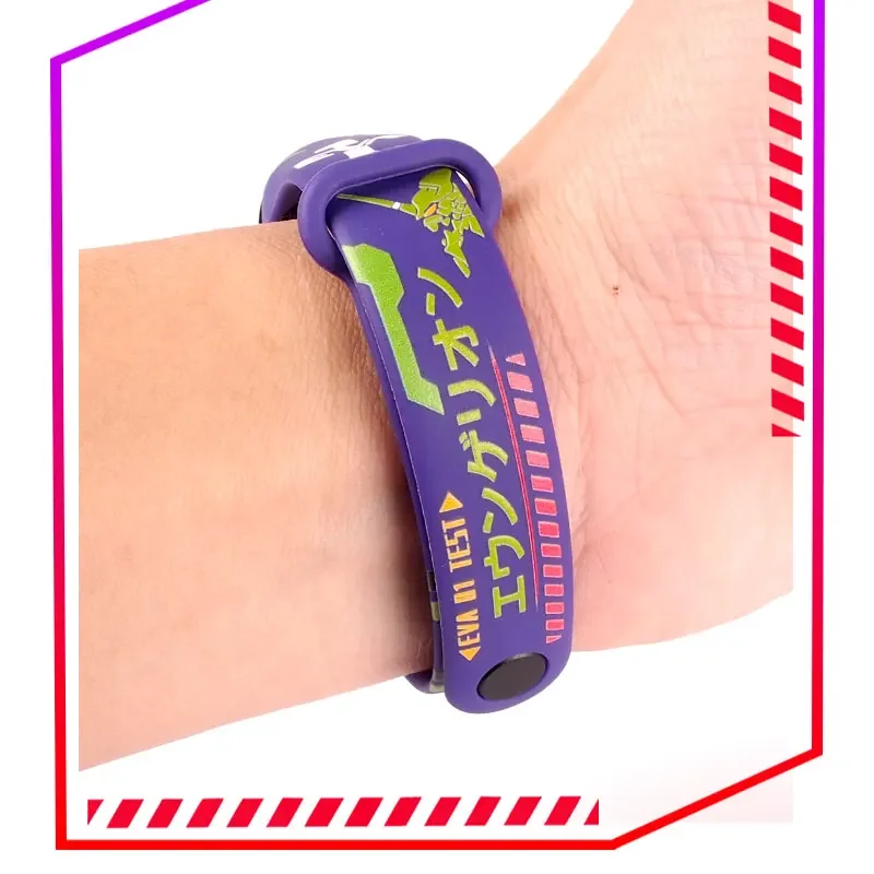 Evangelion EVA Smart Band bracciale per Mi Band 7 4 cinturini di ricambio in Silicone orologio cinturino da polso Miband 5 6 Fitness Tracker