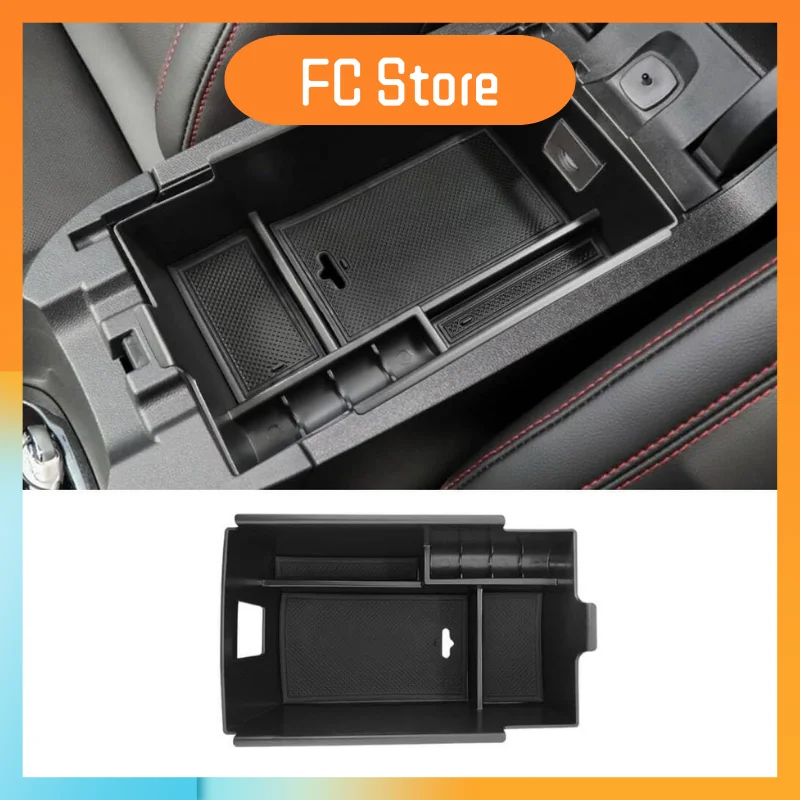 For Chevrolet Equinox 2024-2018 Center Console Armrest Storage Box Tray Organizer Insert Secondary Storage Box ABS Tray Insert O