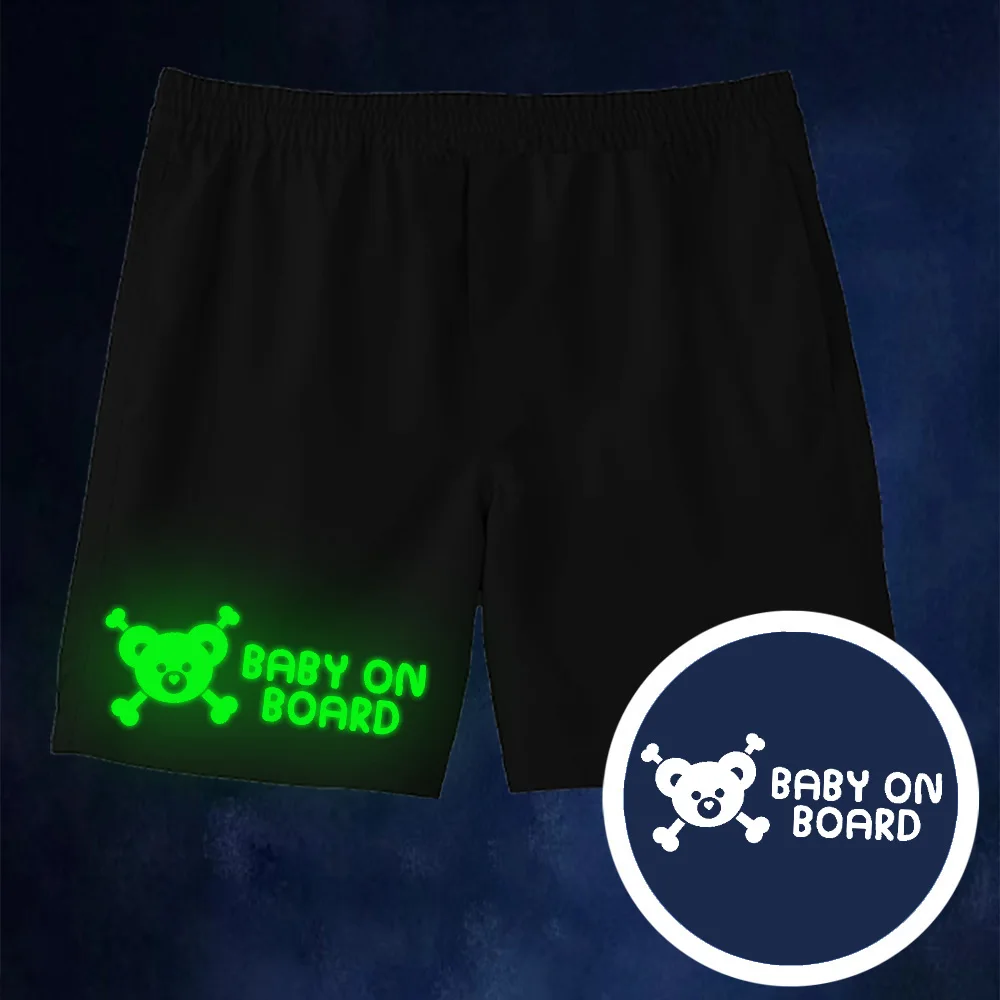 

Children beach pants Summer thin fluorescent printed casual children's wear large boys' medium pants girls' beach children pants