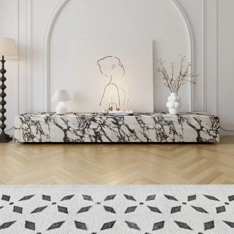 Modern Decoration Tv Stands Drawers Fashion Aesthetic Designer Tv Table Minimalist Shelf Archivadores Chinese Style Furniture