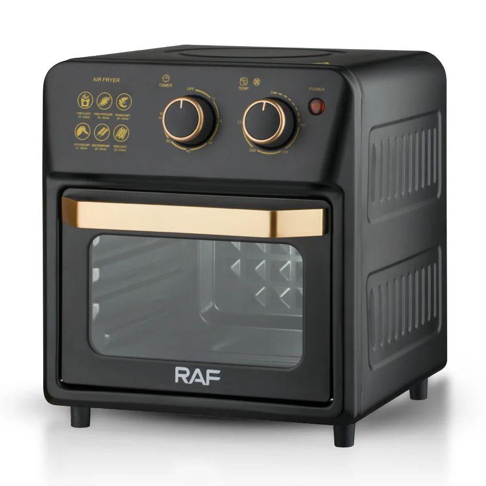 مقلاة منزلية كبيرة متعددة الوظائف سعة 12 لتر، مقلاة منزلية غير لاصقة خالية من الزيت، مقلاة هوائية عميقة، فرن ذكي