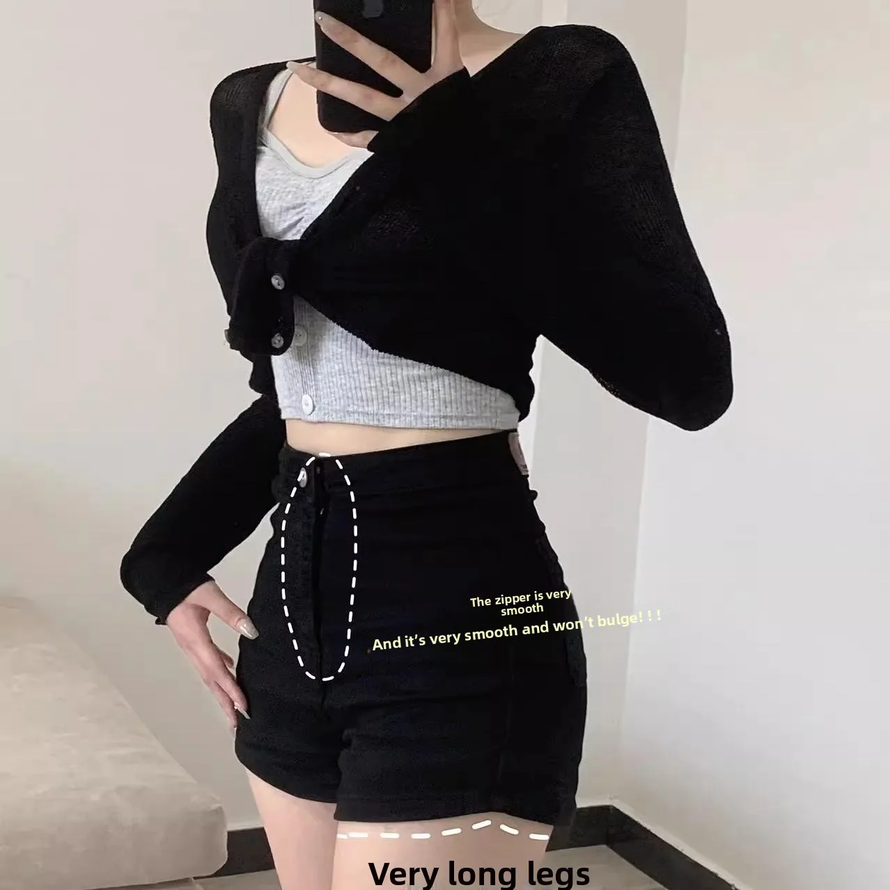 

High Waist Bla Denim orts Women's plus Size A-Line Elastic Body Slimming Hot Pants Summer Trendy ort orts