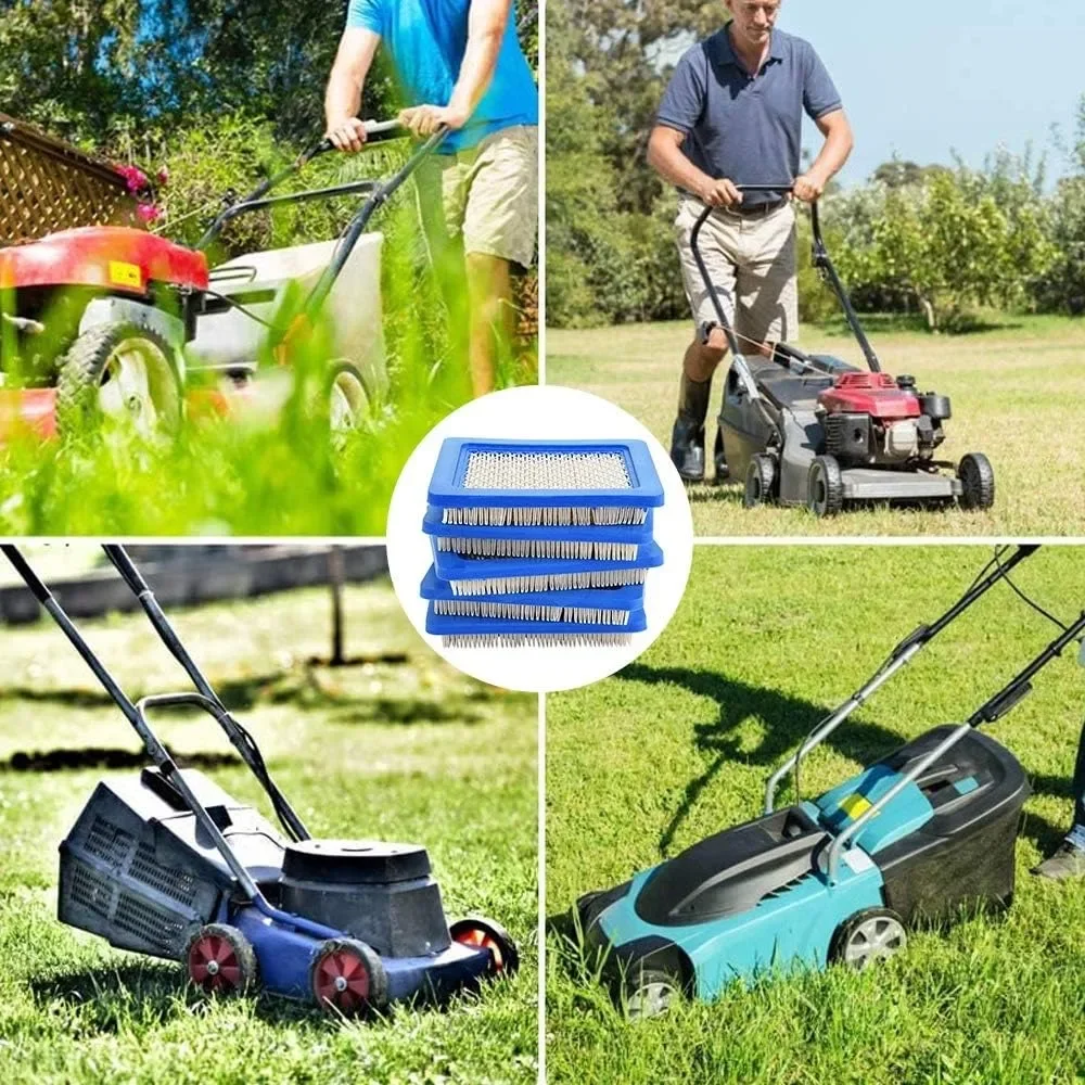 1 قطعة/6 قطعة دفع جزازة العشب مرشحات الهواء ، جرار منقي هواء للخرطوشة 491588 491588S 4915885 الملحقات