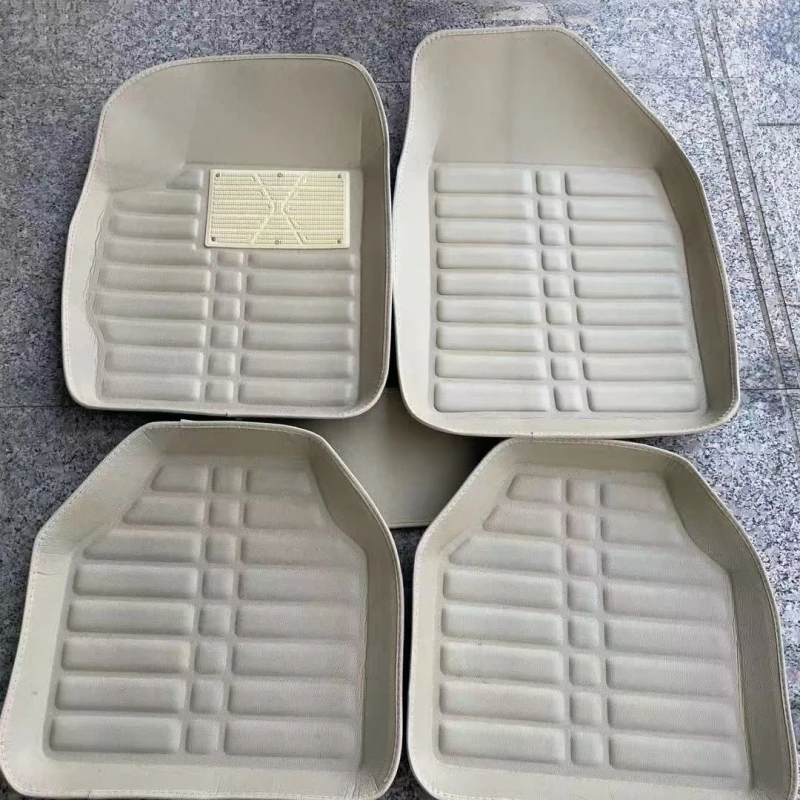 

3D Car Floor Mat Full Surround Car Floor Mat, PU Leather, Universal Auto Foot Mat Anti Slip and Waterproof Foot Pad