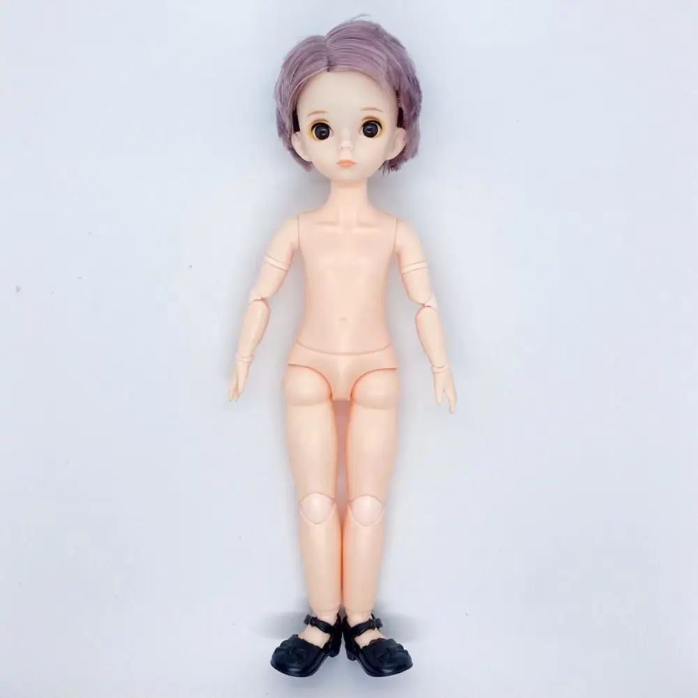 Children With Hair Boys Dolls Toy 3D Eyes Dress Up 1/6 Doll Jointed Swivel 12 Inch Joints Doll Collocation