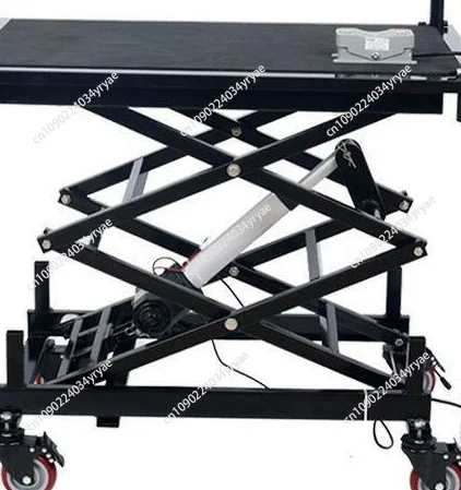 

Electric stool Mobile push rod lift table Scissor fork platform Interior decoration cart