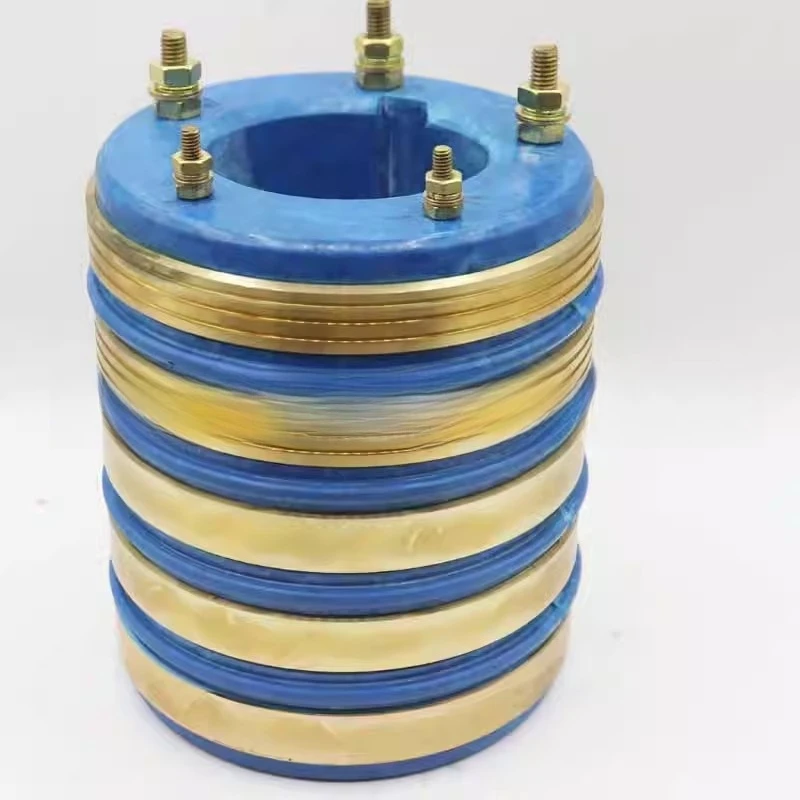 5-Way collector ring Conductive ring Inner diameter 50 55 60 65 Outer diameter 110 High 130 Carbon brush 12.5 * 32