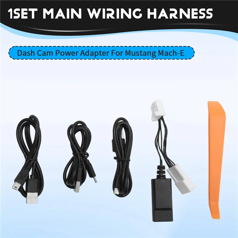 

A02Q-Dash Cam Power Adapter For Ford Mustang Mach-E Bronco Sport Mache Explorer Edge Expedition And More