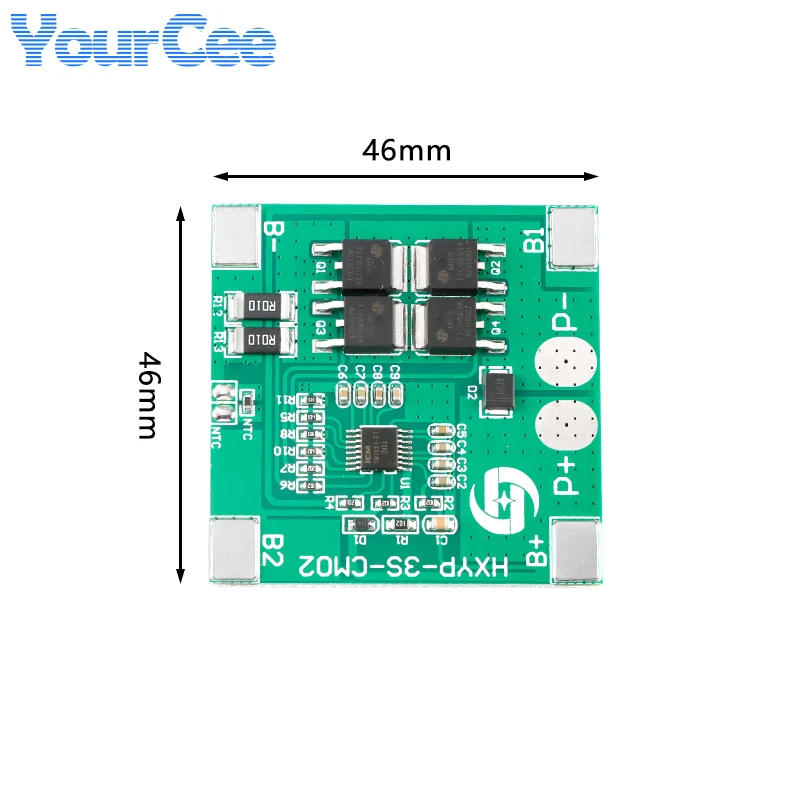 リチウムイオンリチウム電池 PCB BMS 保護ボード 18650 リポセル充電器