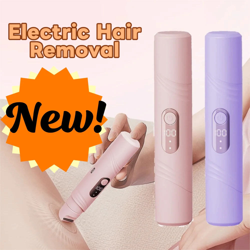 

Женские средства для удаления волос с двойной головкой, водонепроницаемая, малошумная бритва с двойной головкой, регулируемый триммер для влажных и сухих интимных частей