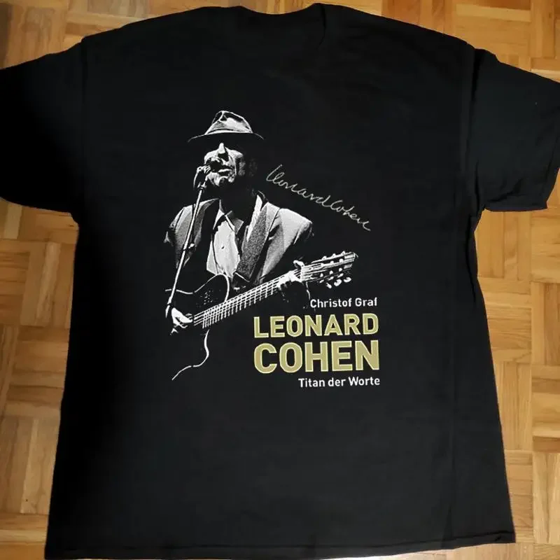 Leonard Cohen Titan der Worte T Shirt All Size S To 5XL