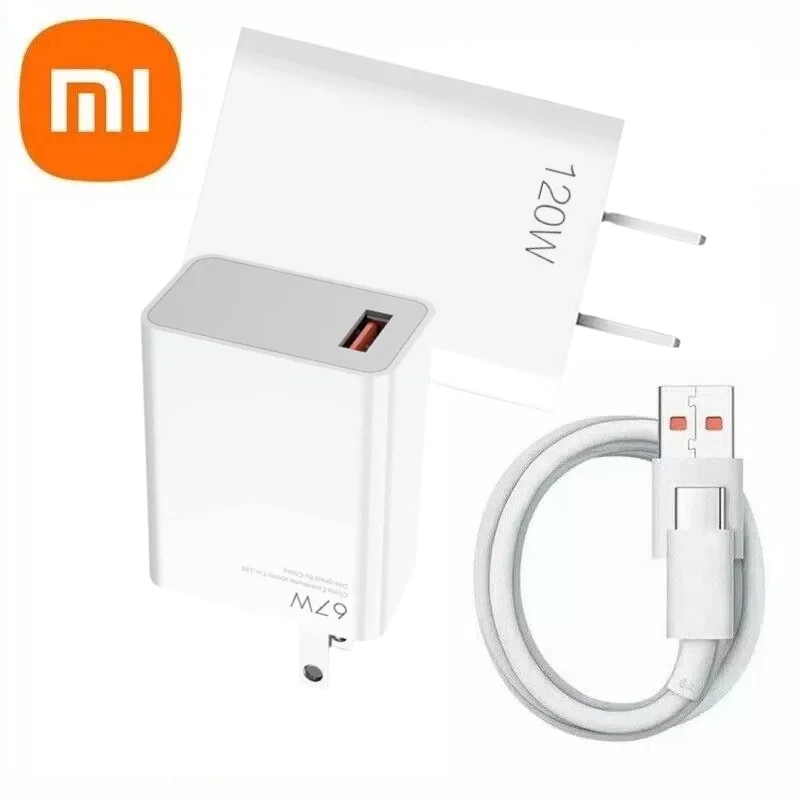 Xiaomi 120W PD USB Charger Fast Charging Type C Mobile Phone Adapter For IPhone 15 Pro Samsung Quick Charge3.0 Plug Wall Charger