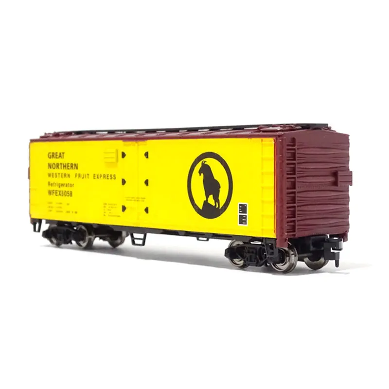 

1/87 HO Scale Train Model Great Northern Train Carriage Model Train Scene Miniature Collection Sand Table Landscape Alloy Wheels