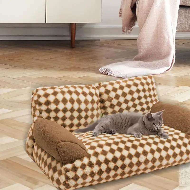 Pet Sofa Summertime Pet Cat Nest Puppy Small Animal Kitten Dog Bed Couch Cushion Bedding House Pet Supplies Dog Baskets