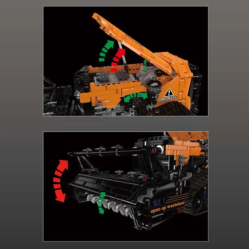 New 2025 Mould King 17086 Remote Control Reclaiming Machine Building Blocks Educational Toys Adults Children Boys Gifts view 3
