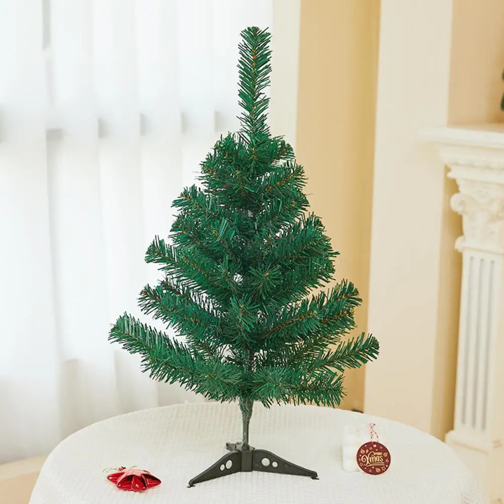 Stable Base Christmas Tree Mini Christmas Tree Long-lasting Fake Small Christmas Tree Exquisite Detail for New Year Photo Prop