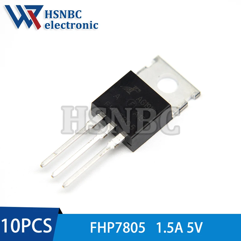 

10Pcs/Lot FHP7805 FHP7805A 7805 TO-220 1.5A 5V Three Terminal Voltage Regulator 100% New Original