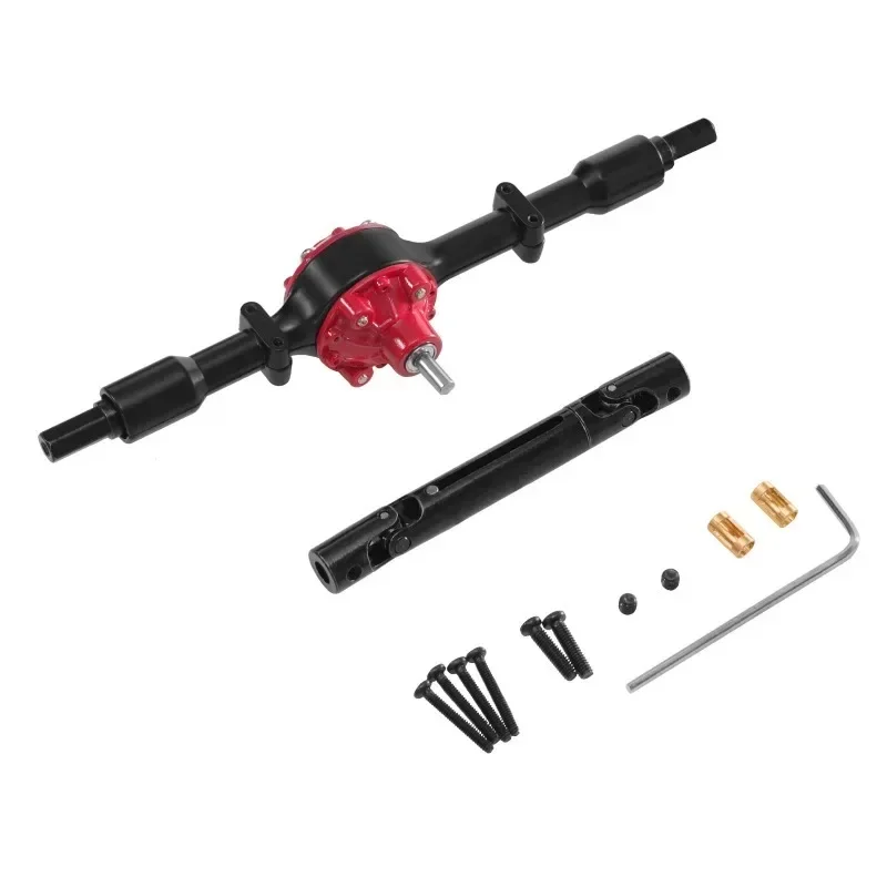 Metal rear axle metal drive shaft for LDRC Pajero LD1297 LD1279 modification and upgrade accessories