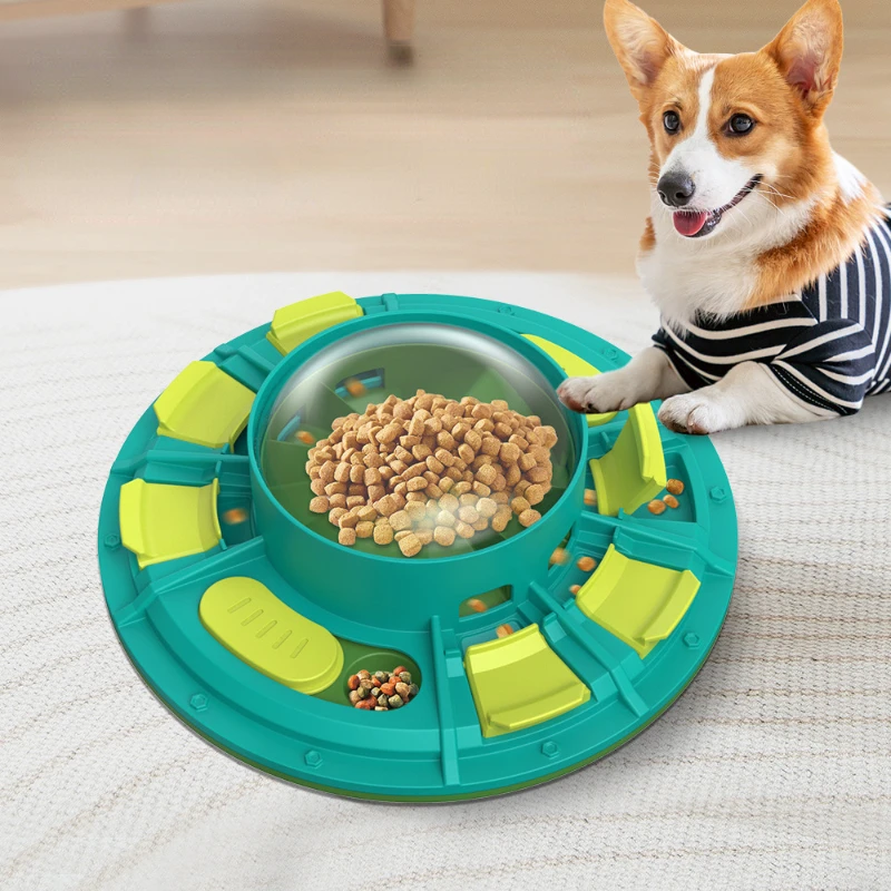 

Dog Puzzle Toys Slow Feeder Interactive Increase IQ Food Dispenser Non-Slip Slowly Eating Bowl Cat Dogs Food Games