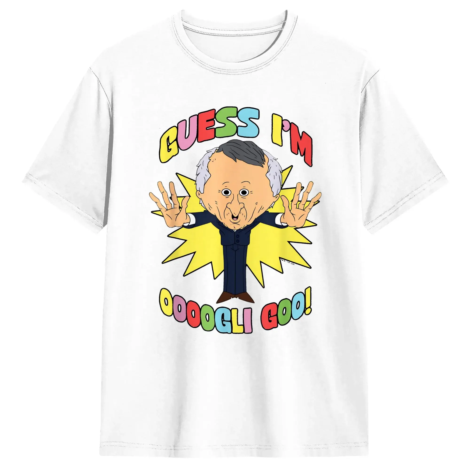 Awesome Smiling Friends Mr Boss Guess I am Ooogli Goo T-Shirts Men Crew Neck Cotton T Shirt Short Sleeve Tee Unique Clothing