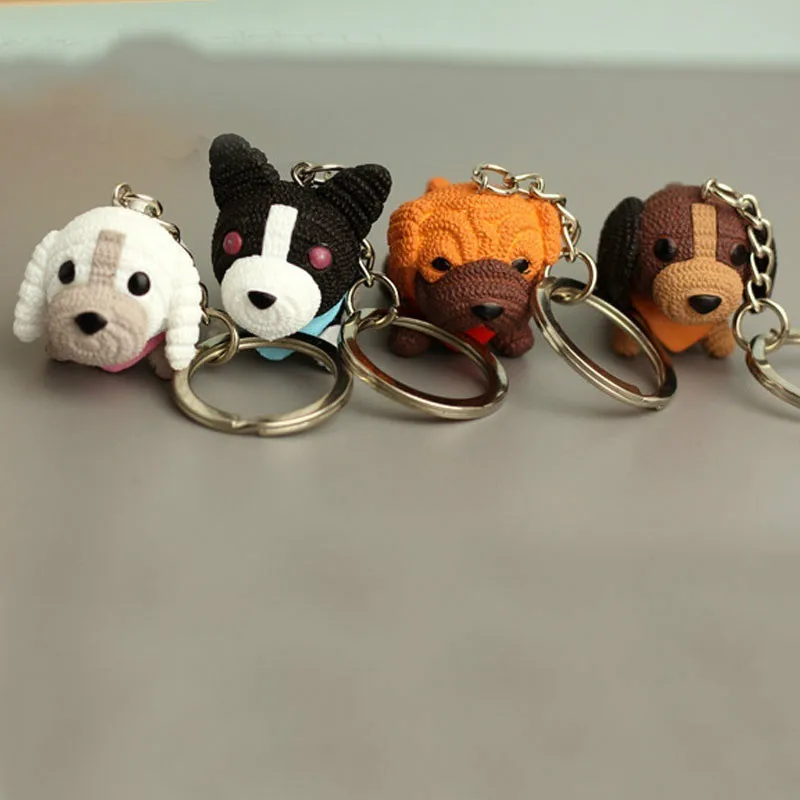 Dog Mascot Keychain Wool Dog Doll Pendant Fashion Creative Cute Jewelry In The Year of The Dog Small Gifts.