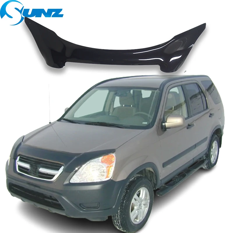 ボンネットガードシールドホンダcrv CR-V 2002 2003 2004 2005 2006ボンネットプロテクター車バグシールドアクセサリーフード偏向器