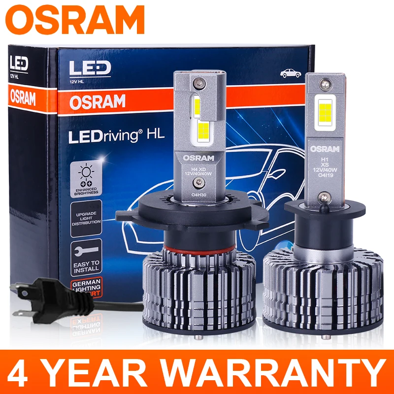 

OSRAM H4 Led Headlight Bulbs H1 H7 H8 H11 9005 9006 9012 HB3 HB4 HIR2 Fog Lights 40W Super Turbo Auto Car Lamp 6000K White 12V