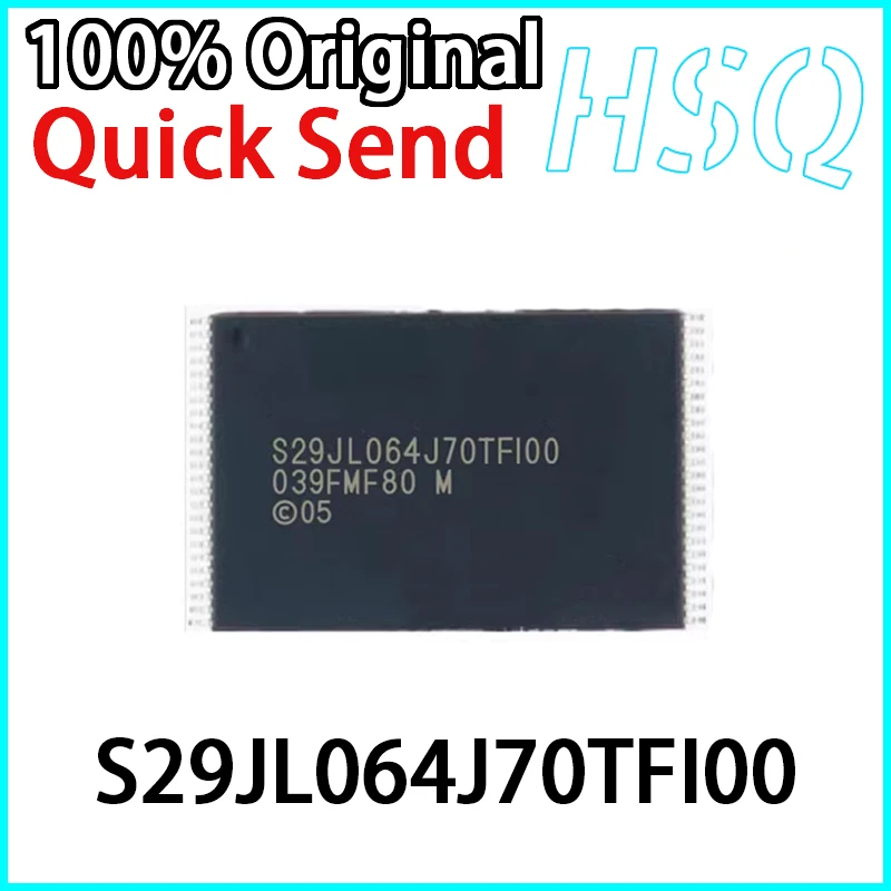 1PCS Original S29JL064J70TFI00 S29JL064J70TF100 64MBIT TSOP48 Flash Chip in Stock