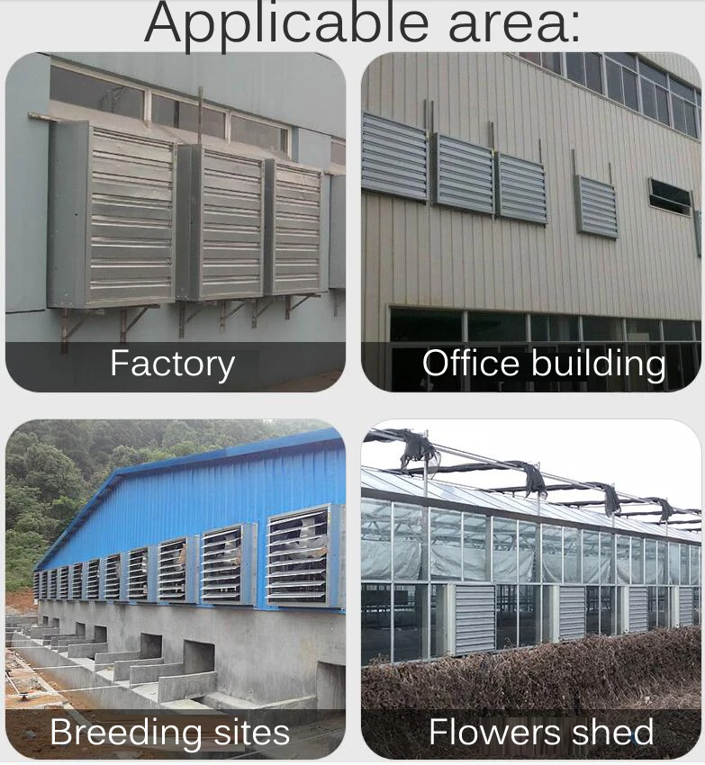 

2025 60x60cm Industrial Exhaust Fan Negative Pressure Blowers 8000m³/h For Factory,Greenhouse Air Ventilation Fan Device