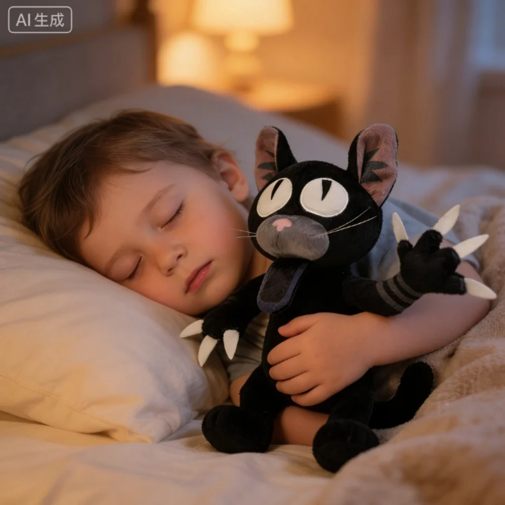 

In Stock Black Cat 99 Nights In The Forest 99nights Plush Doll Cute Anime Peripherals Toy Birthday Christmas Gift