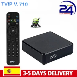 스마트 안드로이드 TV 박스, TVIP710 S-Box v.710, Amlogic S905W2, 1GB RAM, 8GB, 4K UHD, 안드로이드 11, TVIP S-Box, 미디어 플레이어