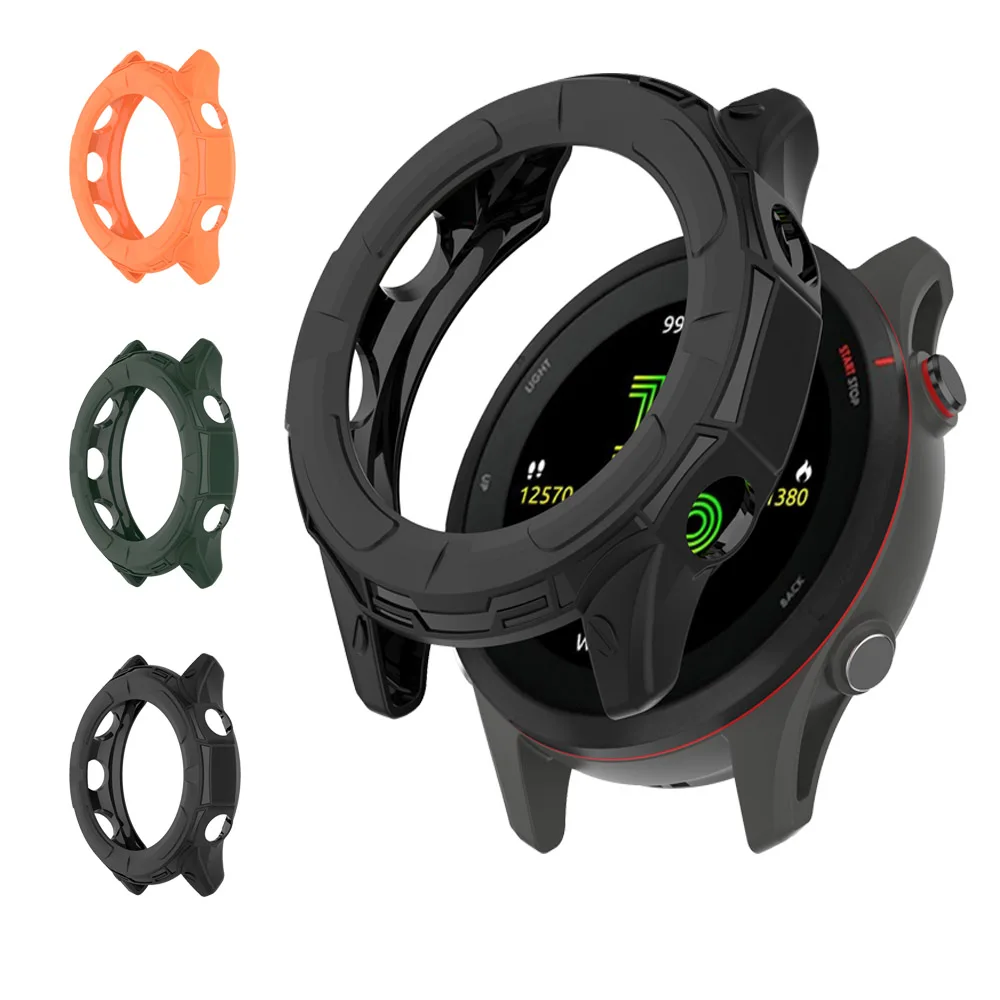 

Чехол для Garmin Forerunner 255S 41 мм ПК Полый универсальный бампер Защитная пленка для экрана Garmin Forerunner 255S 41 мм Accesso