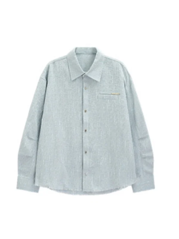 

Мужская длинная све irt Jaet Sicily, повседневная однотонная универсальная осенняя мода, полиэстер, смесь хлопка, удобная, дышащая