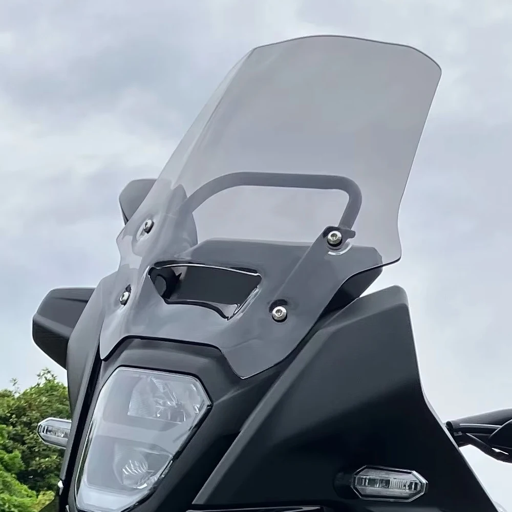 NX500 Windscreen For Honda NX 500 400 2024 2025 NX400 Windshield Motorcycle Accessories Wind Deflector Fairing Viser Visor Gray
