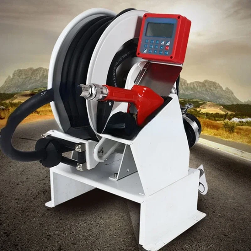 

Mini Fuel Dispenser Hose Reel / Diesel Hose Reel with OGM Flow Meter