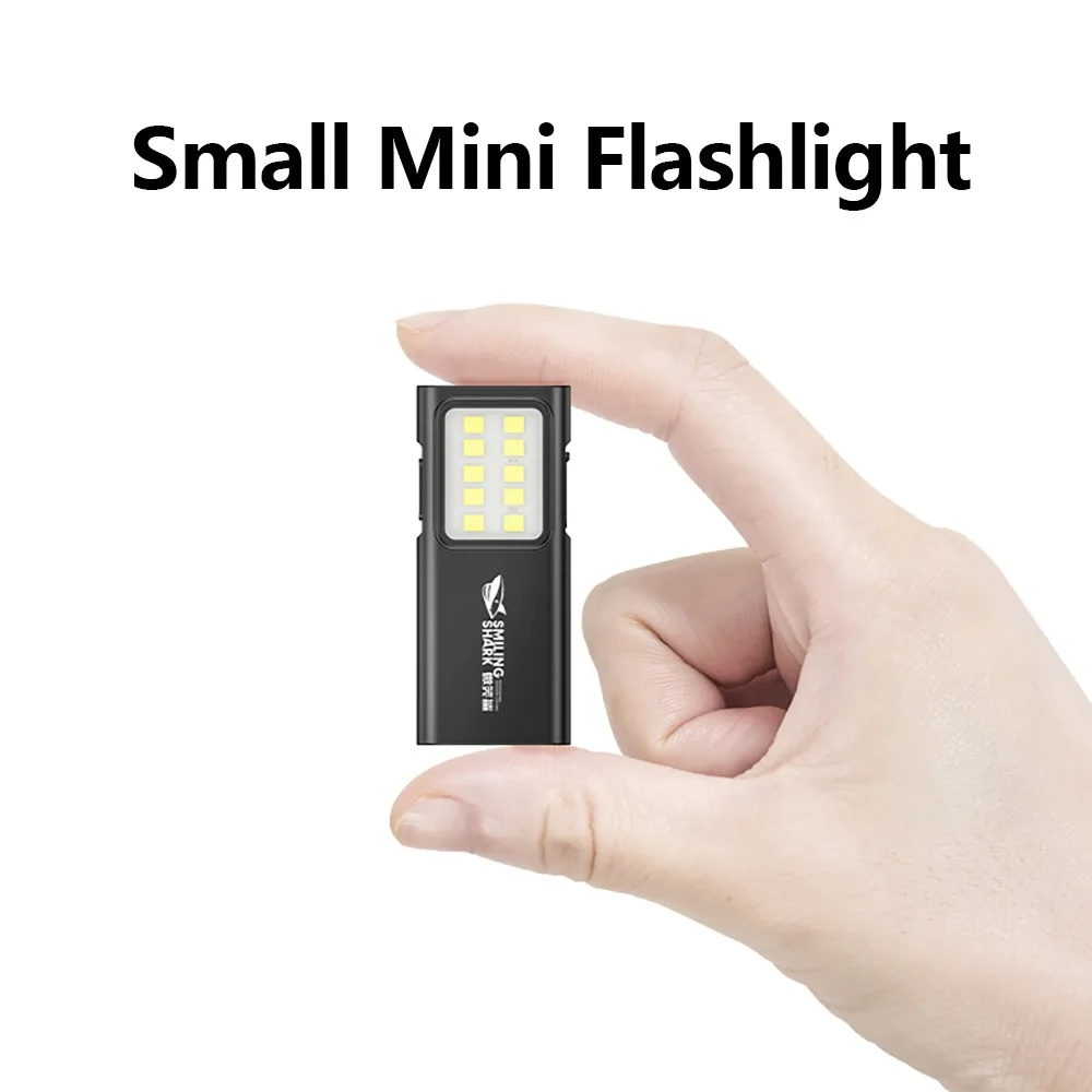 Mini COB Floodlight Flashlight Type-c Charging Back Clip Multifunctional Outdoor Running Mountaineering Lighting Portable Light