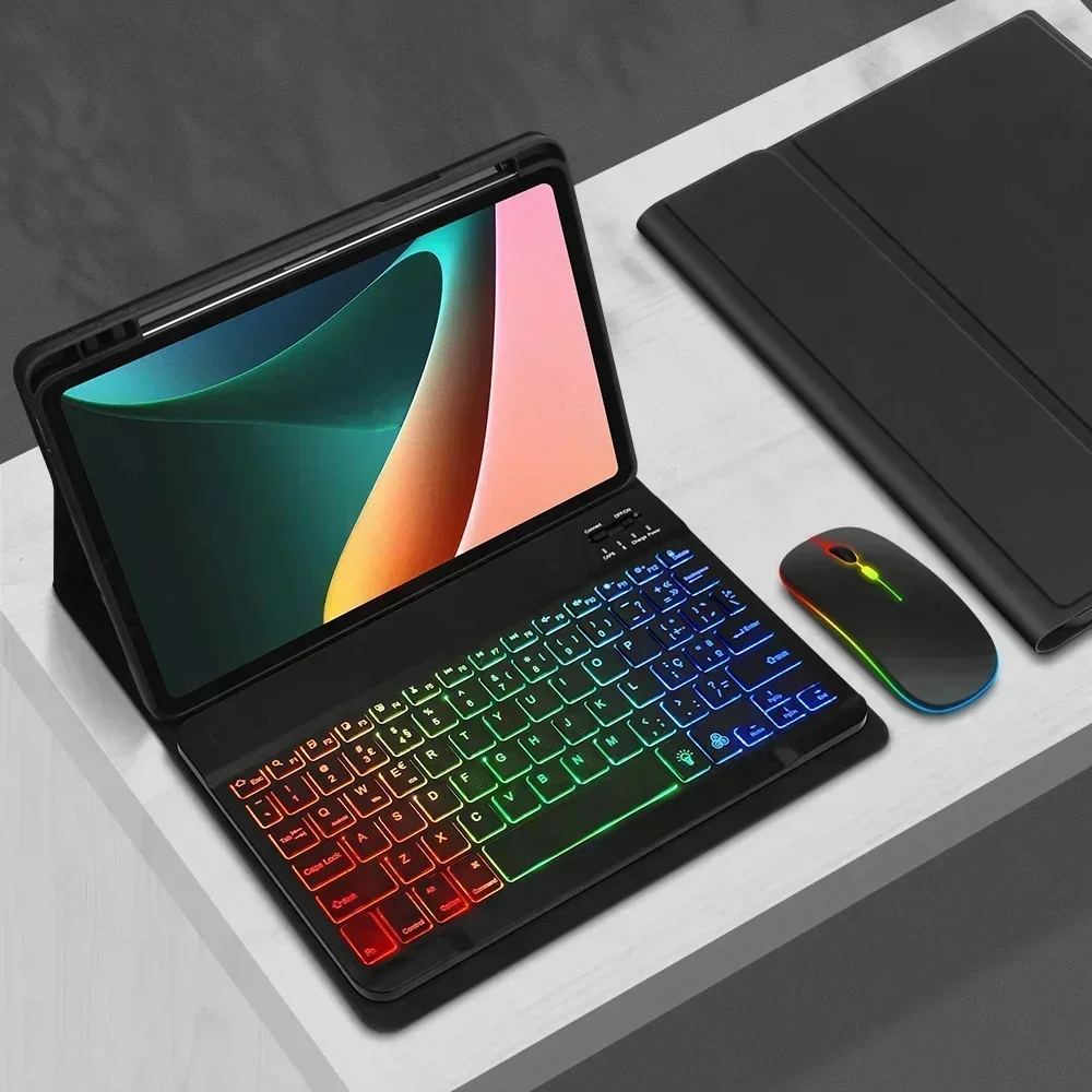 

Tablets Keyboard Cover For Xiaomi Pad 7 7 Pro 11.2 inch 2024 Case For XIAOMI Pad 7 Pro 11.2" Backlit Bluetooth Keyboard Funda