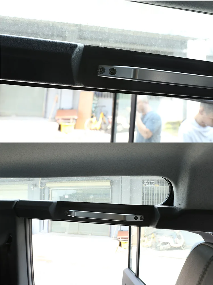 For Land Rover Defender 90 110 2004-18 Aluminum Alloy Car Door Inner Door Bowl Door Handle Decoration Replacement Accessories