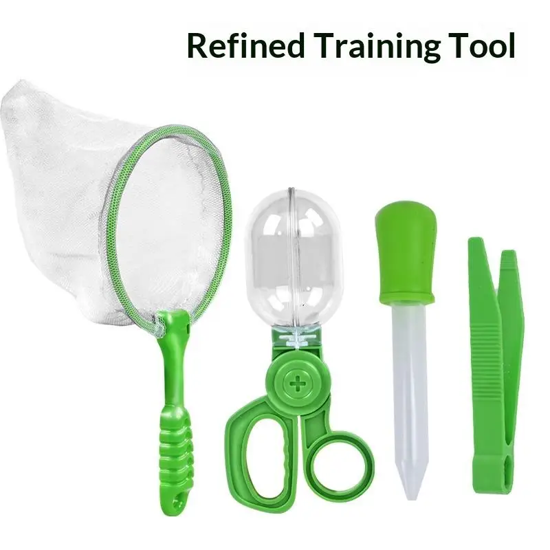 3/4Pcs Children's Outdoor Natural Exploration Insect Scissors Clip Insect Net