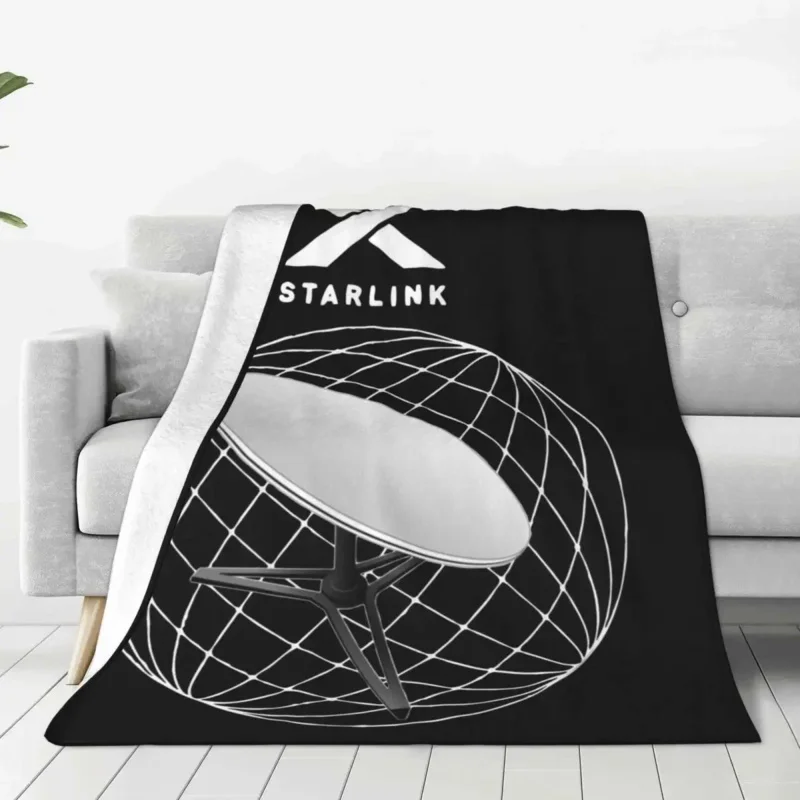 

Пушистое одеяло SpaceX Starlink, винтажное теплое покрывало для стула, покрывало для дивана, всесезонное