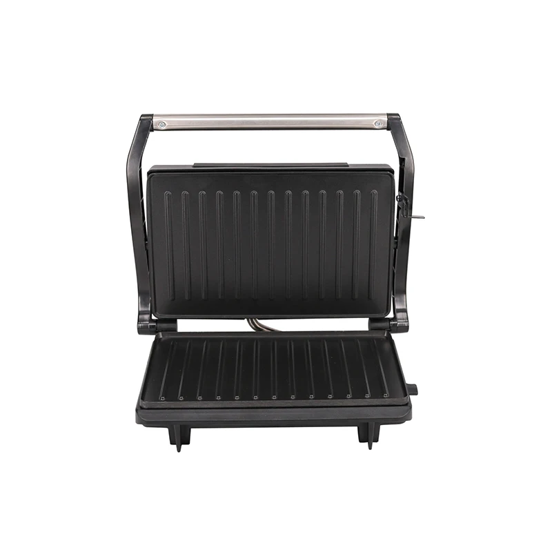 Casa grelhar bife máquina 750w duplo-face aquecimento panini máquina de café da manhã torrada burger máquina sem fumaça
