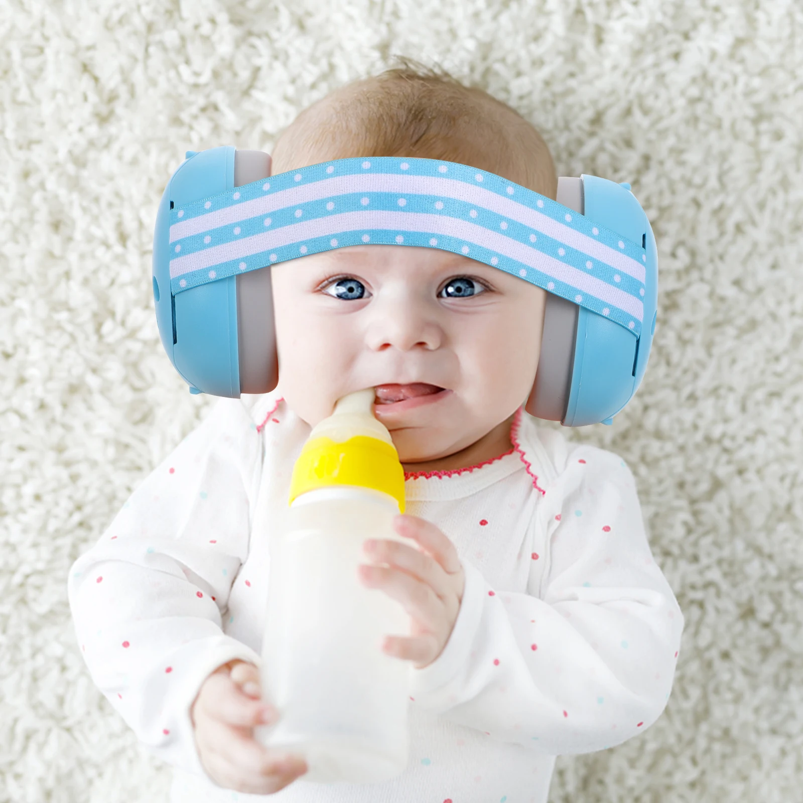 

Earmuffs Noise Protection Toddler Ear Muffs Lightweight Portable Hearing Protection Travel Airplane Sleep Sound Proof