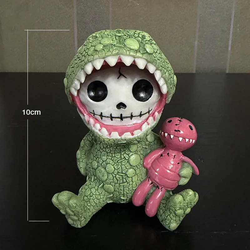 

Маленькая кукла-скелет динозавра, смоляные аниме-фигурки для гостиной, спальни, детские игрушки, коллекционные фигурки, украшения на Хэллоуин
