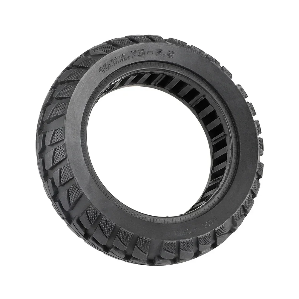 SPORTFUNSF 10 Inch 10x2.70-6.5 Solid Tire 70/65-6.5 Universal Electric Scooter Tyre 255x70 Balance Car Rubber Solid Tyres Wheel