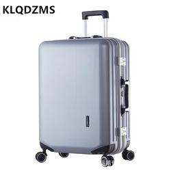 KLQDZMS custodia Trolley da 20 pollici per studenti da 24 pollici barra orizzontale da 28 pollici ruota universale muta per bagagli di grande capacità