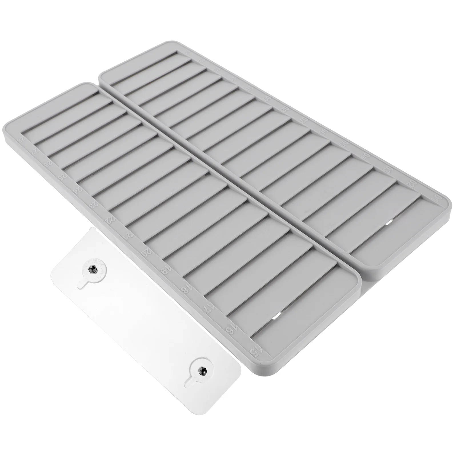 Plastic Slots Number Office Cards Holder Plastic Attendance Cards Rack Office Supply for School Hotel Retractable Card Holder