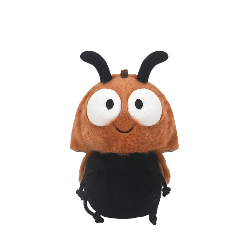 

Kawaii Smile Ladybug Plush Toys Soft Handmade Fluffy Insects Doll Cute Lifelike Kids Cartoon Toys Desktop Decor Birthday Gift